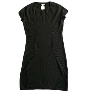 H&M Black knit Mini Dress